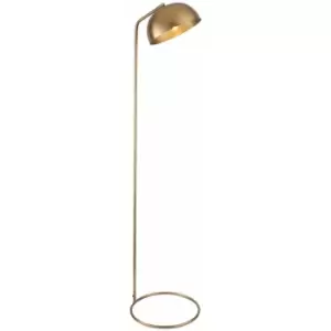 Loops - Floor Lamp Light - Antique Brass Paint - 10W LED E27 - Complete Standing Lamp