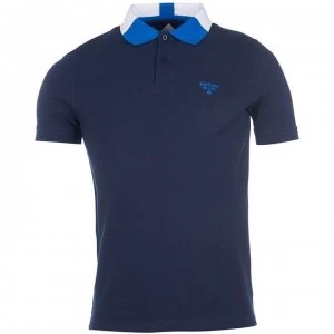 Barbour Beacon Tipped Polo - Navy NY91