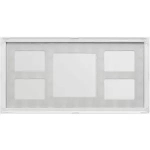 Premier Housewares - White 5 Photo Multi Photo Frame