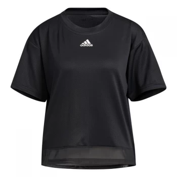 adidas Training HEAT. RDY Mesh T-Shirt Womens - Black