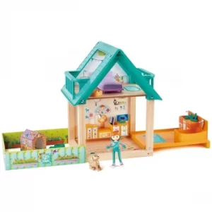 Hape Furry Friend Vet Playset