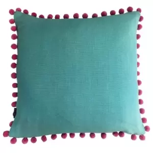 Riva Home Mardi Gras Cushion Cover (One Size) (Aqua Blue/Blush Pink)