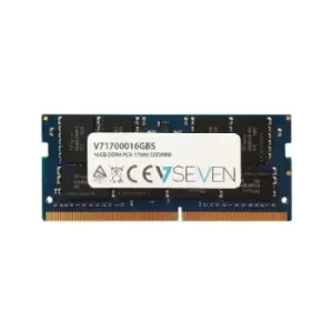 V7 16GB DDR4 PC4-17000 - 2133Mhz SO DIMM Notebook Memory Module - V71700016GBS