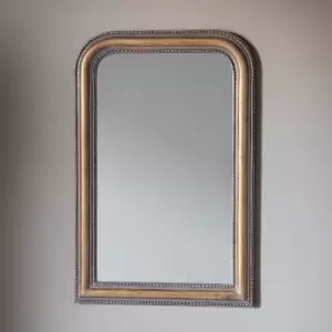 Marion Mirror Gold Effect Verdigree 84x56cm Gold Effect