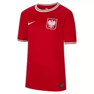 Nike Poland Away Shirt 2022/2023 Juniors - Red