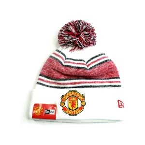 New Era Manchester United White Bobble Cuff Knit