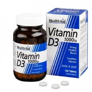 HealthAid Vitamin D3 1000iu Tablets 120