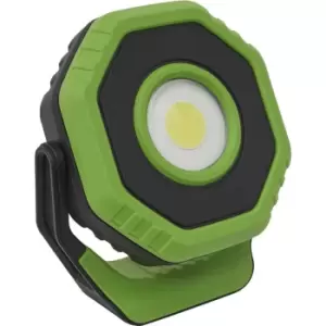 360A‚A° Pocket Floodlight - 7W COB LED - Rechargeable - Magnetic Base - Green