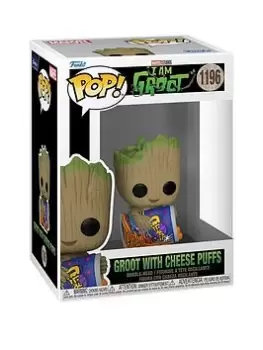 Pop! Pop Marvel: I Am Groot- Groot W/Cheese Puffs