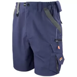 Result Workguard Unisex Technical Work Shorts (M) (Navy/Black) - Navy/Black