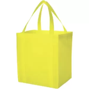 Bullet Liberty Non Woven Grocery Tote (Pack Of 2) (33 x 25.4 x 36.8 cm) (Lime Green)