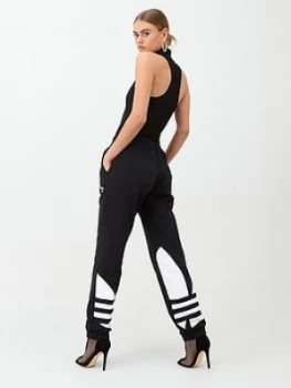 adidas Originals Large Logo Sweat Pant - Black, Size 12, Women