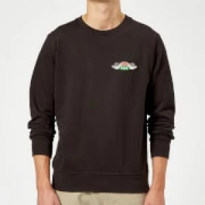 Friends Central Perk Coffee Cups Sweatshirt - Black