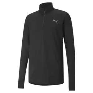 Puma Run Favourite &frac14; Zip Top Puma Black XSmall