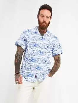 Joe Browns Hit The Waves Shirt - White, Size 2XL, Men