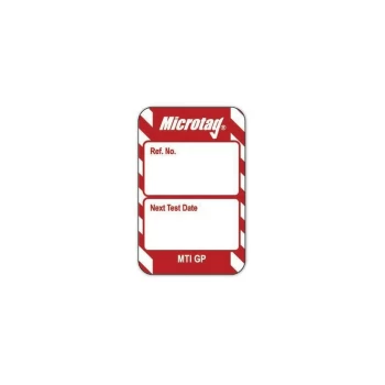 Microtag Red Inserts - Pack of 20 - Sitesafe