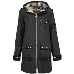 Barbour Womens Lennox Wax Jacket Royal Navy/Dress 18