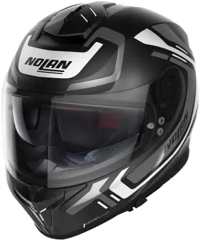 Nolan N80-8 Ally N-Com Helmet, black-white, Size XL, black-white, Size XL