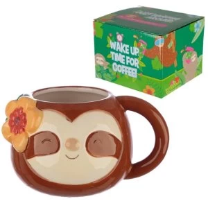 Ceramic Novelty Sloth Shaped Mug