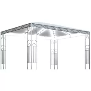 Vidaxl - Gazebo with LED String Lights 400x300cm Cream Cream