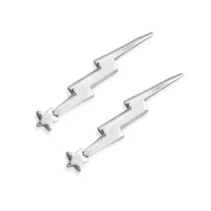 ChloBo SEST3080 Women&apos;s Lightning Bolt Cuff Earrings