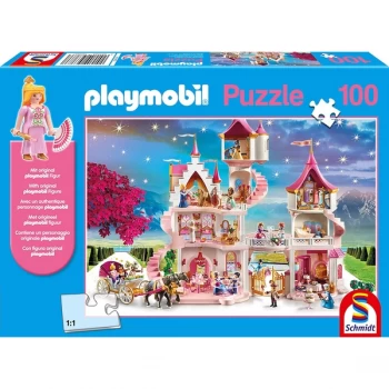 Playmobil: Princess Castle Puzzle & Play - 100 Pieces (Includes One Figure)