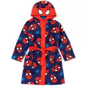 Spider-Man Childrens/Kids Robe (2-3 Years) (Blue/Red)