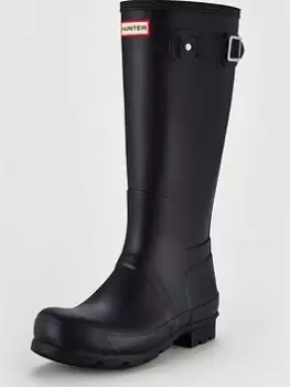 Hunter Original Tall Wellingtons, Black, Size 12, Men