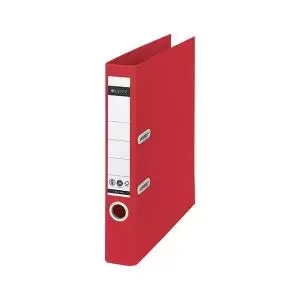 Recycle Colours Lever Arch File A4 50mm Red Pack of 5 10190025 LZ61508