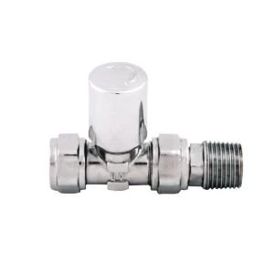 Plumbsure Straight Radiator valve