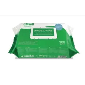 Slingsby Clinell Universal Cleaning Wipes, Pack of 200