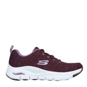 Skechers Knit Lace-Up W Air-Cool - Purple