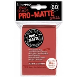 Ultra Pro Matte Small Red DPD 10 Packs Of 60