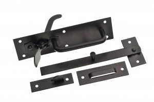 Wickes Suffolk Gate Latch - Black