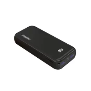 Energizer UE20011PQ power bank Lithium Polymer (LiPo) 20000 mAh Black