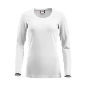 Clique Womens/Ladies Carolina Long-Sleeved T-Shirt (S) (White)