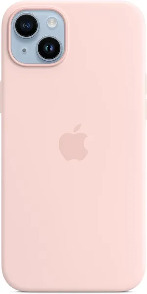 Apple - Back cover for mobile phone - MagSafe compatibility - silicone - chalk pink - for iPhone 14 Plus MW523ZM/A