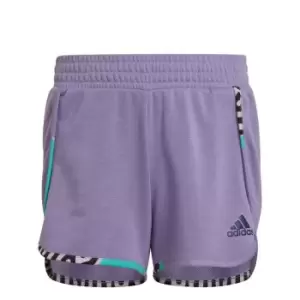 adidas Power Shorts Junior Girls - Purple