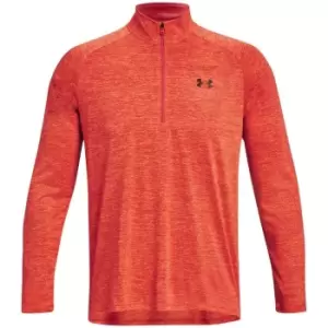 Under Armour Tech half Zip T Mens - Orange