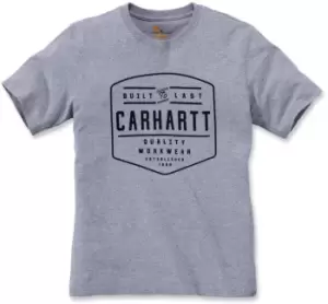 Carhartt Workwear Build By Hand T-Shirt, grey, Size XL, grey, Size XL