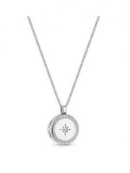 Simply Silver Sterling Silver 925 Polished Detail Locket