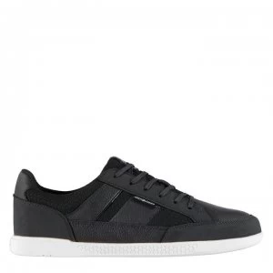 Jack and Jones Byson Mesh Mix Trainers - Navy Blazer