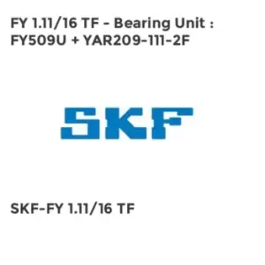 FY 1.11/16 TF - Bearing Unit : FY509U + YAR209-111-2F