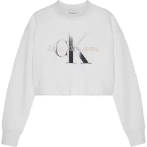 Calvin Klein Jeans Gradient Monogram Sweatshirt - White