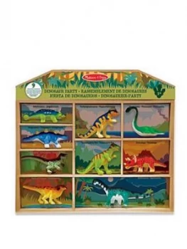 Melissa Doug Dinosaur Party Playset