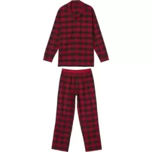 Calvin Klein L/S PANT SET - Red