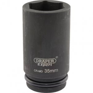 Draper Expert 3/4" Drive Deep Hexagon Impact Socket Metric 3/4" 35mm