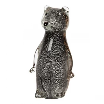 Objets d'art Glass Figurine - Brown Bear