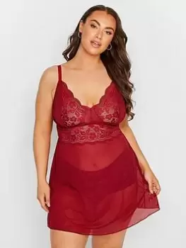 Yours Lace Bodice Babydoll