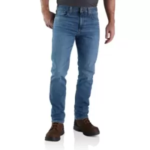 Carhartt Mens Rugged Flex Straight Slim Tapered Denim Jeans Waist 38' (97cm), Inside Leg 34' (86cm)